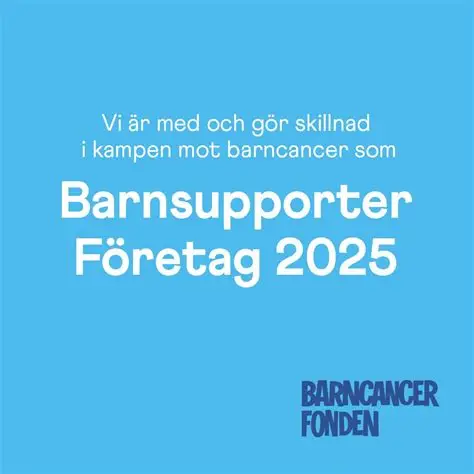 Barnsupporter Företag 2025 - Barncancerfonden